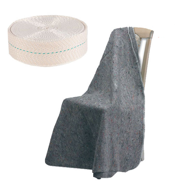 Furniture Removal Blankets & Webbing Tie Straps
