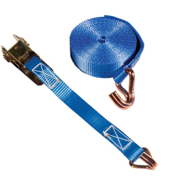 Ratchet Tiedown / Lashing Strap, 5m with claw hooks