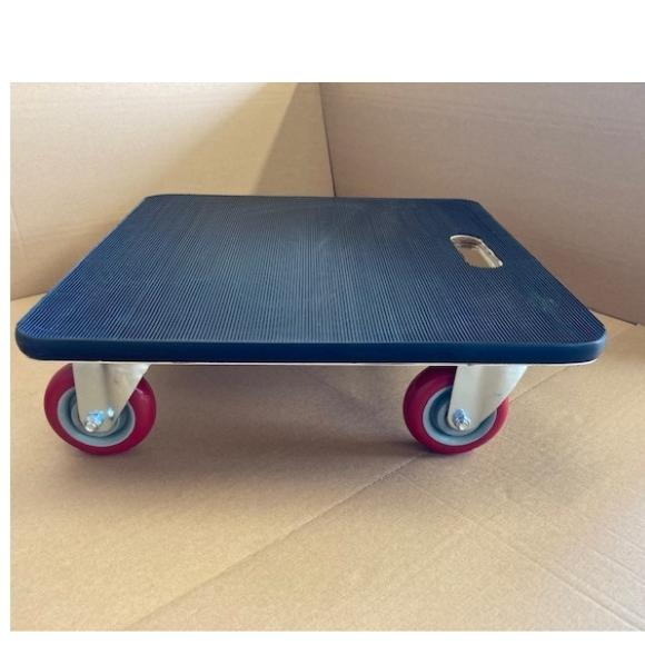 Dolly Truck 4-wheel with Rubber Top, 19 x 19 x 5.5, maximum 450kg load